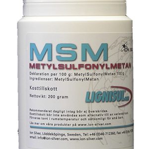MSM 200g Lignisul (Pulver) - Kosttillskott